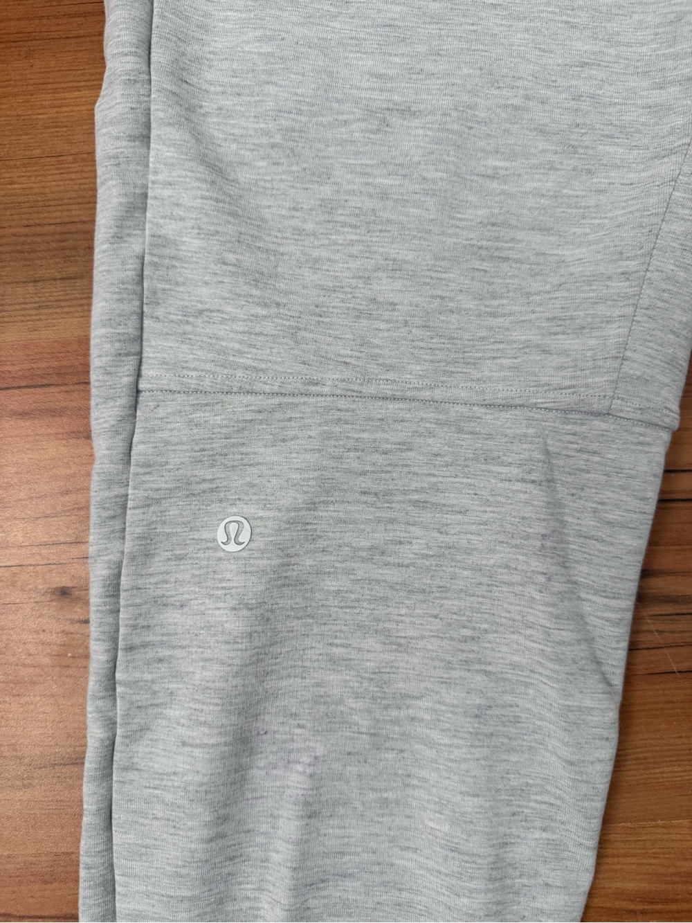 Lululemon City Sweat Jogger Shorter Heathered Light Grey Size M - Picture 4 of 4